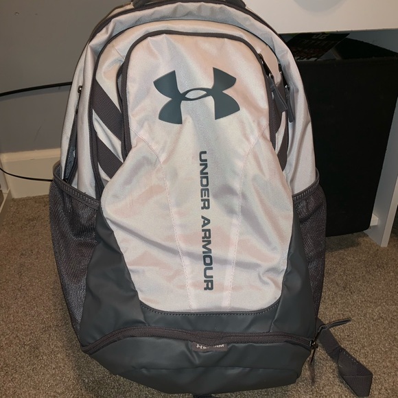 grey under armour backpack